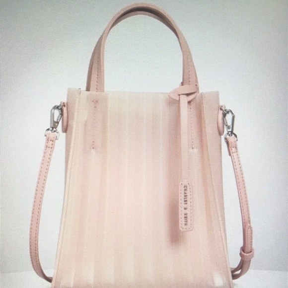 Translucent tote bag charles and keith hotsell
